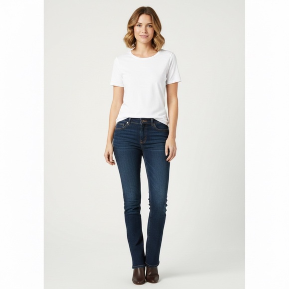 MICHAEL KORS Bootcut Jean 10 Dark Wash $99 Retail NWOT - Picture 4 of 14